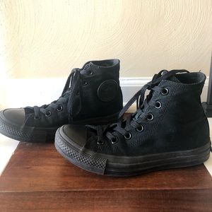 Black Converse All Star Hightops